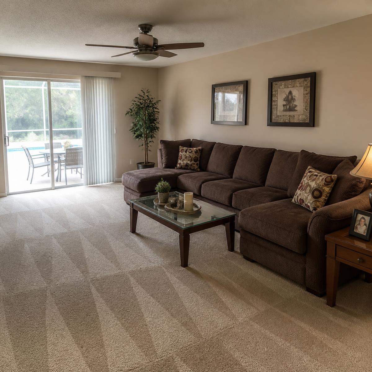 Living Room Reset after cleaning